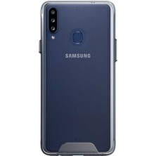 Gpack Samsung Galaxy A20s Kılıf Gard Nitro Şeffaf Sert Silikon Şeffaf