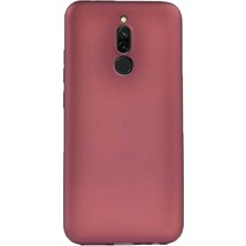 Gpack Xiaomi Redmi 8 Kılıf Premier Silikon Esnek Arka Koruma Mürdüm