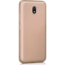 Gpack Xiaomi Redmi 8A Kılıf Premier Silikon Esnek Arka Koruma Gold