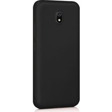 Gpack Xiaomi Redmi 8A Kılıf Premier Silikon Esnek Koruma + Nano Glass Siyah