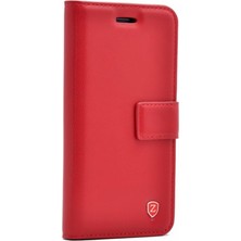 Gpack Huawei Honor 10 Lite Kılıf Delüx Cüzdan Kartvizitli Para Gözlü Kopçalı Kırmızı