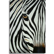 Ece Dizayn Zebra Cam Tablo 50 x 70 cm