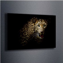 Ece Dizayn Leopar Cam Tablo 50 x 70 cm