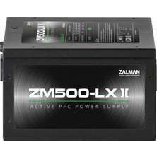 Zalman ZM500-LXII 500W Active 120 mm Fanlı Güç Kaynağı