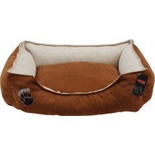 Lepus Soft Plus Köpek Yatağı Kahverengi M 22 x 60 x 44 cm