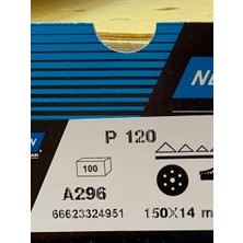 Norton Gold Reserve Zımpara 150 mm 120 Kum 100'lü