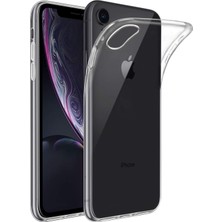 Logis Apple iPhone XR  Kamera Korumalı Silikon Kılıf Şeffaf