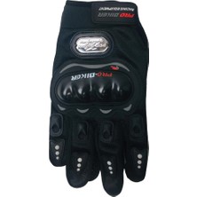 Obamoto Probiker 2019 Model Korumalı Motosiklet Eldiveni Siyah - Xl