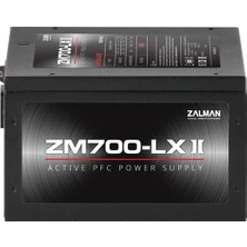 Zalman ZM700-LXII 700W Active 120 mm Fanlı Güç Kaynağı