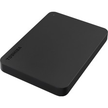 Toshiba Canvio Basic 1TB 2.5" Taşınabilir Disk HDTB410EK3AA + Addison HDD-136 HDD Kılıf Siyah