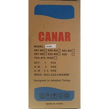 Canar 951-BLACK ATX Bilgisayar Kasası (Psu Yok)