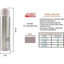 Cooker Çelik Termos 0,75 Lt Ckr-2002 Pudra Pembe