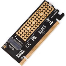 Alfais 4390 M.2 Nvme SSD Ngff To Pcie 3.0 X16 Adaptör M Key Kart Çevirici Dönüştürücü