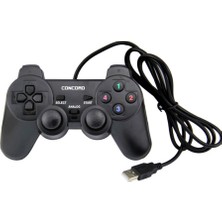 Concord C-850 Bilgisayar PC Oyun Konsol Gamepad Kolu Titreşimli