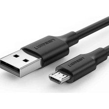 Ugreen Micro USB Data ve Şarj Kablosu Siyah 1.5 Metre