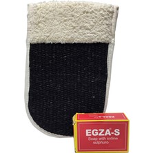 İpek Naturel  Keçi Kılı Kese Çift Taraflı + Egza-S Sabunu