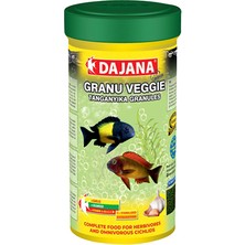 Dajana Granu Veggie Garlic Sarımsaklı Cichlid Yemi 100 Ml 50 Gr