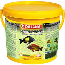 Dajana Granu Veggie Garlic Sarımsaklı Cichlid Yemi 10 Lt 5 Kg