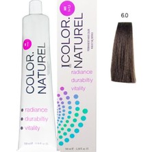 Color Naturel Saç Boyası 6.0 Koyu Kumral 100 ml