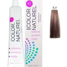 Color Naturel Saç Boyası 8.31 Açık Altın Küllü Kumral 100 ml