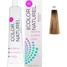 Color Naturel Saç Boyası 8.0 Açık Kumral 100 ml