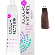 Color Naturel Saç Boyası 7.35 Açık Altın Akaju 100 ml