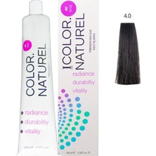 Color Naturel Saç Boyası 4.0 Koyu Kahve 100 ml