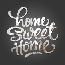 Dez Home Sweet  Home Akrilik Duvar Aynası