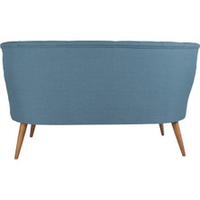Ze10 Design Richland  Loveseat Ikili Kanape Gece Mavisi