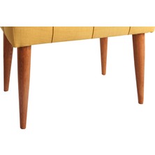 Ze10 Design New Cool Puf Sarı