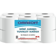 Omnisoft Mini Jumbo Tuvalet Kağıdı 12 Rulo