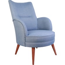 Ze10 Design Victoria Tekli Koltuk Indigo Mavi