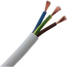 Öznur TTR Kablo 3 x 1,5 mm Beyaz 1 m