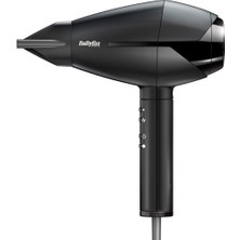 BaByliss AC Compact 2300W 6 Isı Ayarlı Yoğunlaştırıcı,Difüzör Başlıklı Hızlı Saç Kurutma Makinesi Siyah 6720E