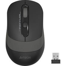 A4Tech FG10 Nano Alıcı Kablosuz Optik 2000DPI Enerji Korumalı Mouse – Siyah
