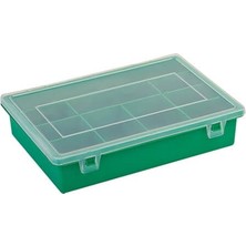 Hipaş Plastik -  10 Bölmeli Kapaklı Organizer Kutu - 610  (5 Adet )