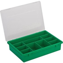 Hipaş Plastik -  10 Bölmeli Kapaklı Organizer Kutu - 610  (5 Adet )