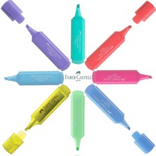 Faber-Castell 1546 Pastel Fosforlu Kalem 8'li