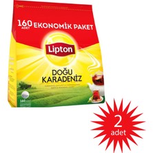 Lipton Doğu Karadeniz Demlik Poşet Çay 160'lı Bergamot Aromalı 2'li Paket 160 X 2  320 Demlik Poşet