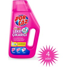 Porçöz Premium Leke Çıkarıcı 1 lt 4'lü Paket
