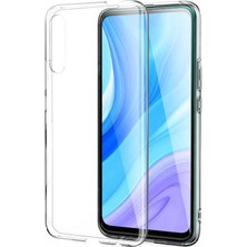 Case Street Huawei P Smart Pro 2019 Kılıf Süper Silikon Koruma + Nano Glass Şeffaf