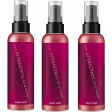 Avon Attraction Kadın Vücut Spreyi 100 ml. x 3 Adet