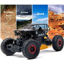 Rock Crawler 1:20 Off Road Metal Gövde 2.4ghz U/k Dağda Çölde Kayalıklarda Giden Buggy Jeep Gold