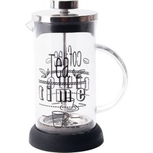 Gönül Cam French Press Bitki Demleme Siyah Silikon 350 ml 2359