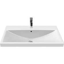 Turkuaz Seramik Cerastyle Elite Etajerli Lavabo 70 cm x 45 cm