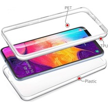 Case Street Samsung Galaxy A71 Kılıf Ön Arka Şeffaf Silikon Koruma Şeffaf