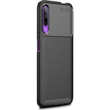 Gpack Huawei P Smart Pro 2019 Kılıf Negro Karbon Dizayn Silikon Siyah