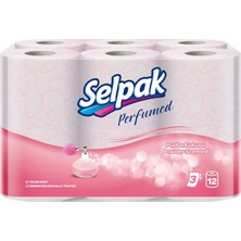 Selpak Parfümlü Tuvalet Kağıdı 12 'li (Pudra)