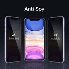 Spigen Apple iPhone 11 / iPhone XR Privacy Hayalet Cam Ekran Koruyucu Kolay Kurulum AlignMaster - AGL00103