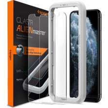 Spigen Apple iPhone 11 Pro Max / iPhone XS Max Cam Ekran Koruyucu Kolay Kurulum AlignMaster GLAS.tR (2 Adet) - AGL00093